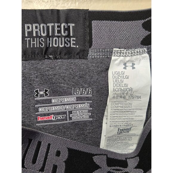Under Armour Men's Heatgear Compression Tights Size Large Fitness Gym Workout - Picture 5 of 5